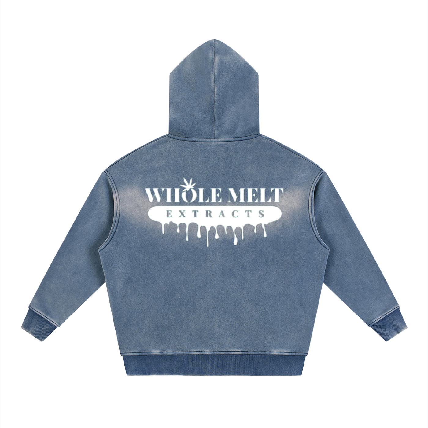"Whole Melt Extract " Zipper Boxy Fleece Hoodie