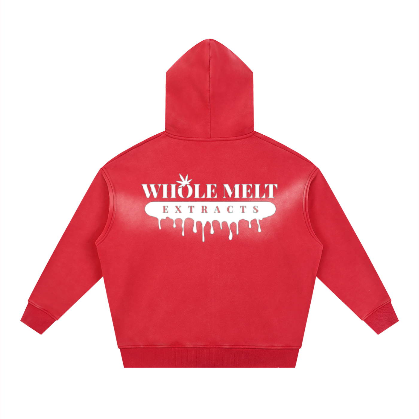 "Whole Melt Extract " Zipper Boxy Fleece Hoodie